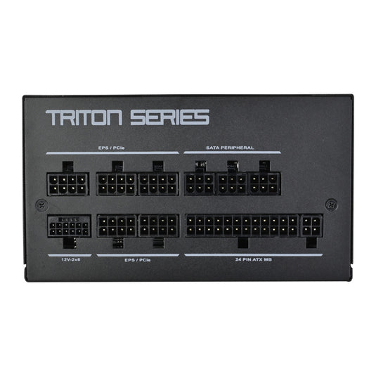 Silverstone triton 850rz modulaire 850 watt voeding (zwart, 1x 12v-2x6, 3x pcie)