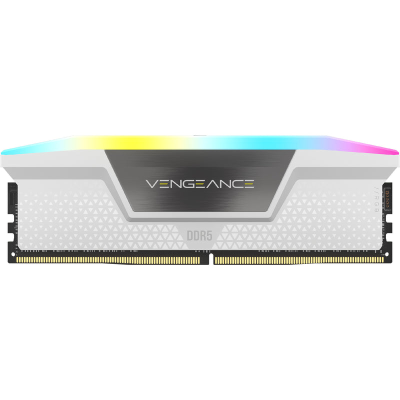 Load image into Gallery viewer, Corsair vengeance rgb 32 gb ddr5-6000 (2x 16 gb) werkgeheugen (wit, cmh32gx5m2d6000z38w, xmp, expo)
