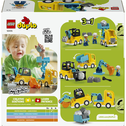 Lego duplo 10475 3-in1 bouwvoertuigen