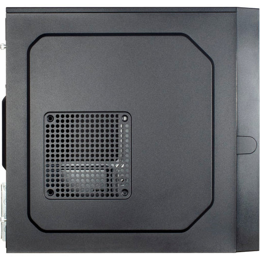 Inter-tech it-6502 romea mini tower behuizing (zwart | 2x usb-a)