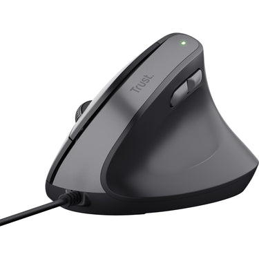 Trust bayo ii bedrade ergonomische muis (zwart, 800 dpi - 2400 dpi)