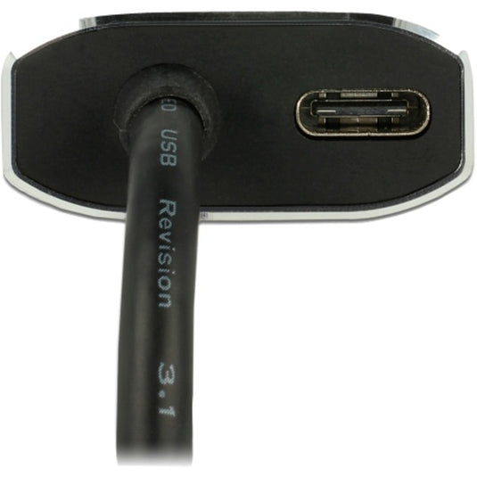 Delock usb-c (male) > hdmi (female) adapter (donkergrijs, 0,2 meter, 4k 60hz)