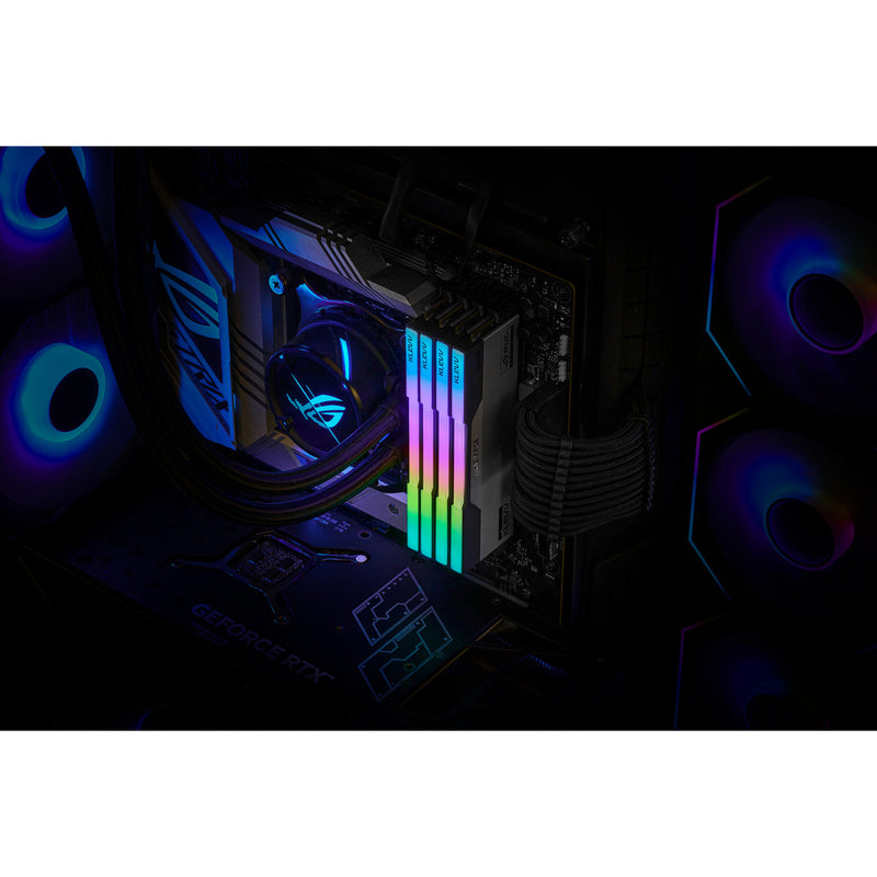 Load image into Gallery viewer, Klevv cras v rgb rog 32 gb ddr5-6200 (2x 16 gb) werkgeheugen (wit, kd5agua80-62b320p, xmp, expo)
