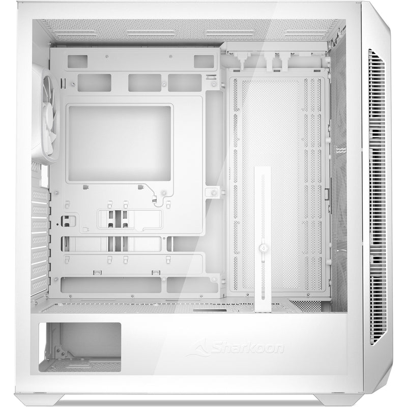 Load image into Gallery viewer, Sharkoon ak5g rgb midi tower behuizing (wit | 2x usb-a | 1x usb-c | rgb | tempered glass)
