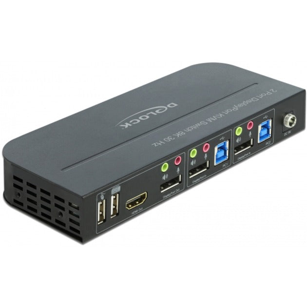 Load image into Gallery viewer, Delock displayport 1.4 + usb 3.0 en audio kvm-switch
