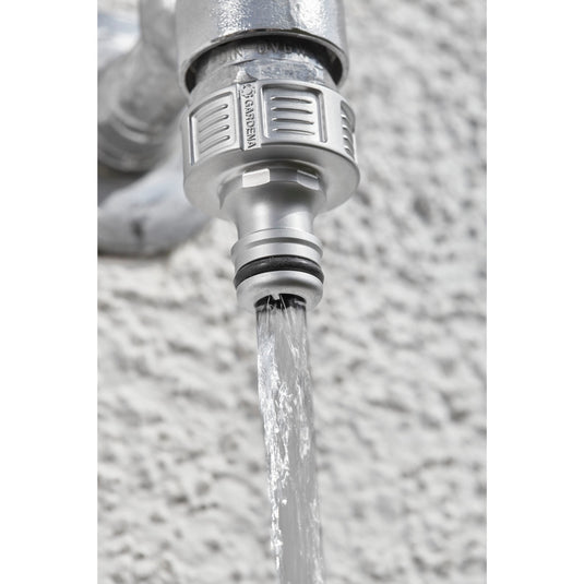 Gardena premium kraanstuk 21 mm (g 1 2 ) (zilver, 18240-50)