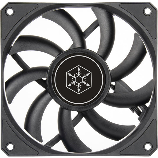 Silverstone air slimmer 120 case fan (zwart transparant, 120 x 15 x 120 mm, pwm)