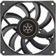 Silverstone air slimmer 120 case fan (zwart transparant, 120 x 15 x 120 mm, pwm)