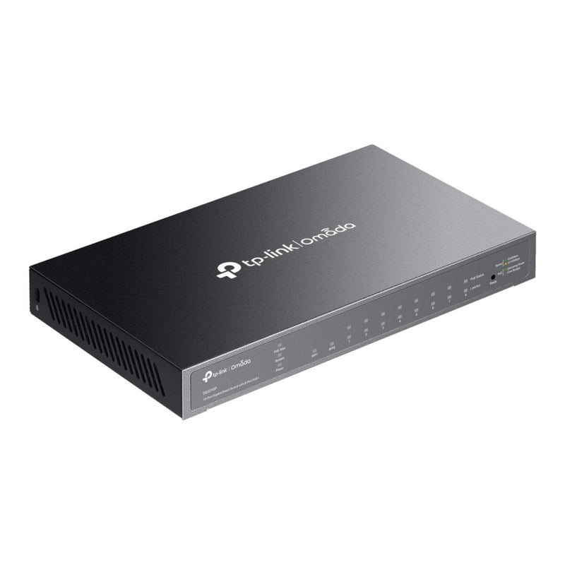 Load image into Gallery viewer, Tp-link omada sg2210p 10-poorts gigabit smart switch (zwart, 8x poe+, 2x gigabit sfp)
