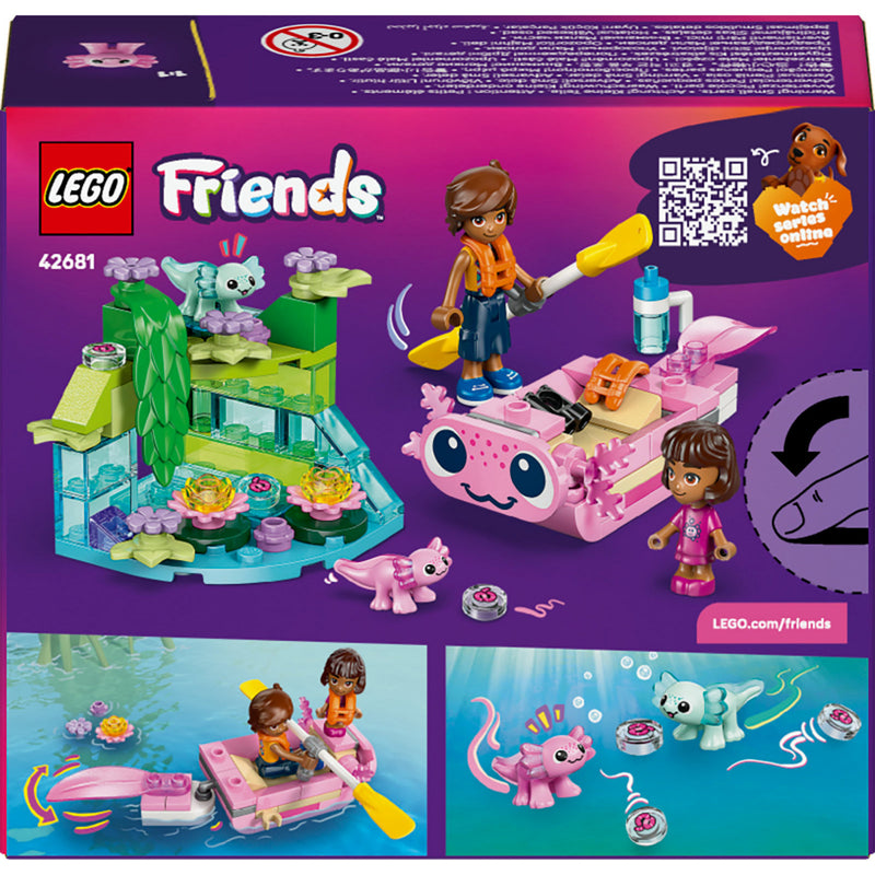 Load image into Gallery viewer, Lego friends axolotl avontuur boot bouwset - speelgoed - 42681
