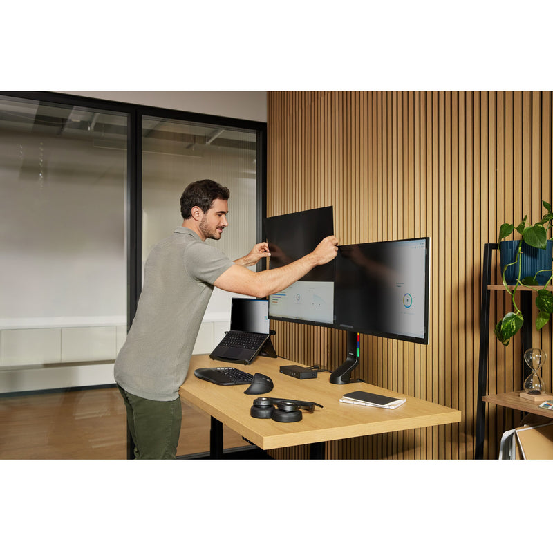 Load image into Gallery viewer, Kensington pro fit ergo kb675 eq tkl rechargeable keyboard (zwart, eu lay-out (qwerty), membraan, 80% (tkl), bluetooth, 2.4 ghz)
