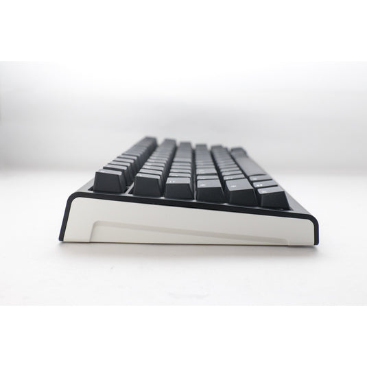 Ducky projectd tinker 75 met qmk via, toetsenbord (zwart wit, us lay-out, cherry mx blue, rgb led, double-shot pbt, hot-swappable, gasket mount, 75%)