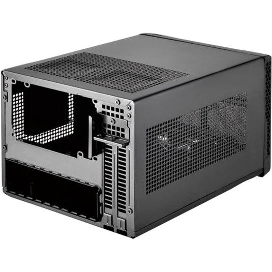 Silverstone sg13b mini tower behuizing (zwart | 2x usb-a)