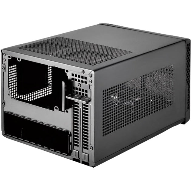 Load image into Gallery viewer, Silverstone sg13b mini tower behuizing (zwart | 2x usb-a)
