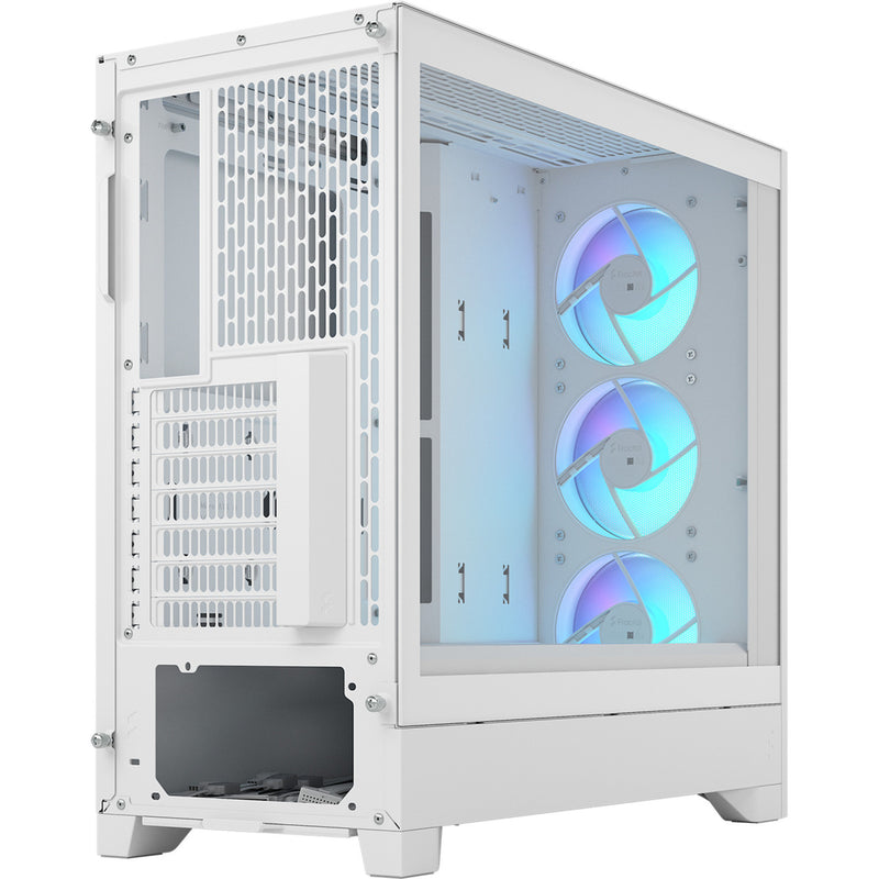 Afbeelding laden in galerijviewer, Fractal design pop 2 air rgb midi tower behuizing (wit | 1x usb-a | 1x usb-c | rgb | tempered glass)
