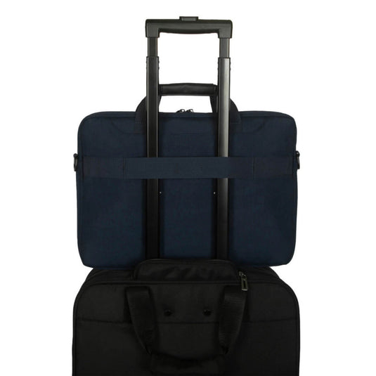 Targus 15-16 geolite ecosmart slim brief laptoptas (donkerblauw)