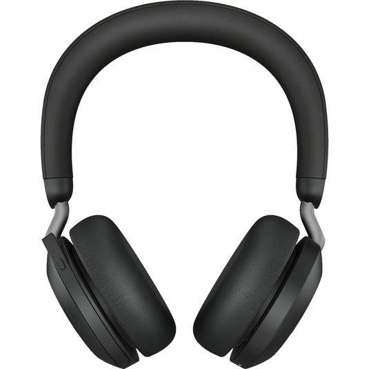 Jabra evolve2 75 on-ear headset (zwart, link380c, microsoft teams)