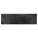 Cherry kw 9100 slim toetsenbord (zwart, eu lay-out (qwerty), scissor switches, 100%, abs, usb-c, 2.4 ghz, bluetooth)