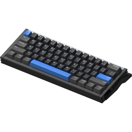 Iqunix ez60 magnetic switch gaming he keyboard (zwart, us lay-out (qwerty), gateron magnetic jade pro, 60%, rgb, double shot pbt keycaps)