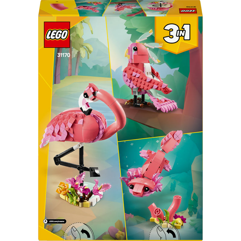 Load image into Gallery viewer, Lego ® creator 3in1 wilde dieren: roze flamingo set - 31170
