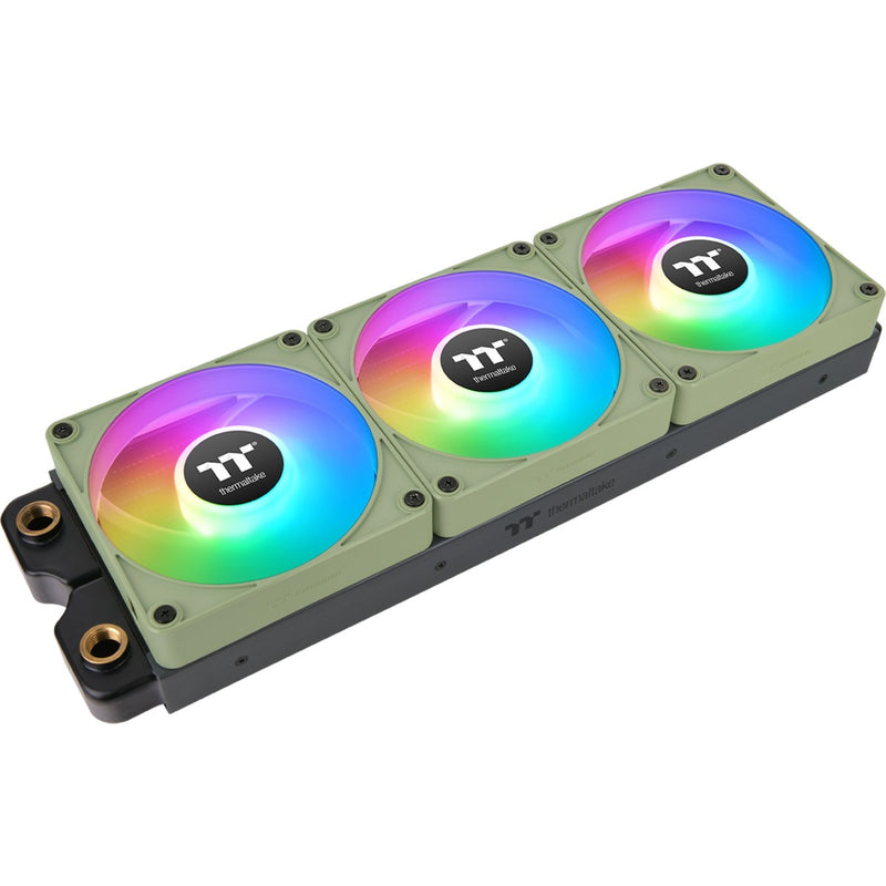 Load image into Gallery viewer, Thermaltake ct120 ex reverse argb sync pc cooling fan matcha green (3-fan pack) case fans (lichtgroen, 3 stuks, 120 x 120 x 25 mm, pwm)
