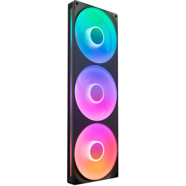 Nzxt f420 rgb core case fans (zwart, 3 stuks, 420 x 140 x 26 mm)