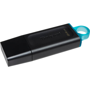 Kingston datatraveler exodia 64 gb usb-stick (zwart turquoise, dtx 64gb)