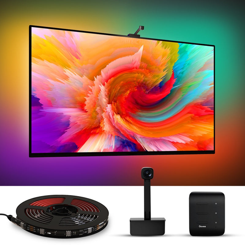 Afbeelding laden in galerijviewer, Govee h6199 dreamview t1 tv achtergrondverlichting sfeerverlichting (5 meter, rgbic, wifi, bluetooth, voor 75 - 85 inch tv's)
