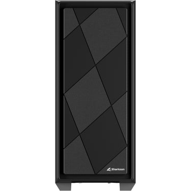 Sharkoon vs8 rgb black midi tower behuizing (zwart | 2x usb-a | 1x usb-c | rgb | tempered glass)