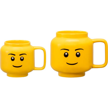 Room copenhagen lego keramische mok - jongen, groot (geel)