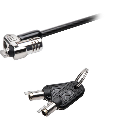 Kensington microsaver 2.0 keyed lock beveiliging (zwart)