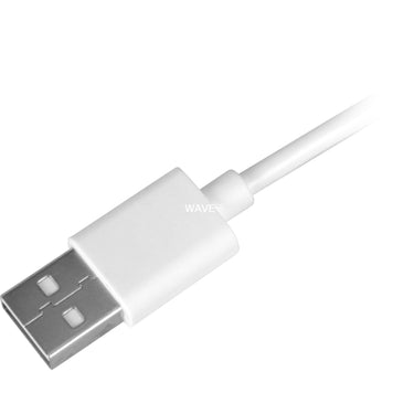 Sharkoon usb-a 2.0 - usb-c kabel (wit, 1,5 meter)
