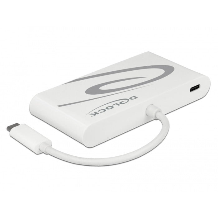 Load image into Gallery viewer, Delock usb-c 3.1 > hdmi + vga + lan + usb adapter (wit, 0,14 meter, 4k 30 hz)
