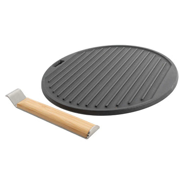 Barbecook plancha uit gietijzer voor flexibel systeem luca grillplaat (30 cm, dubbelzijdig)