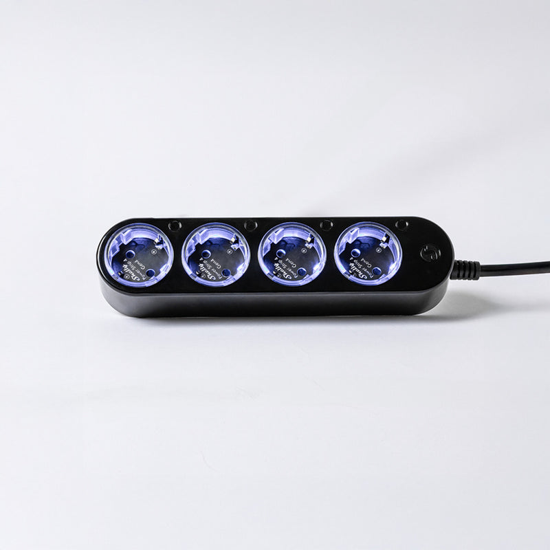 Load image into Gallery viewer, Shelly power strip gen4 stekkerdoos (zwart, wifi, bluetooth, zigbee)
