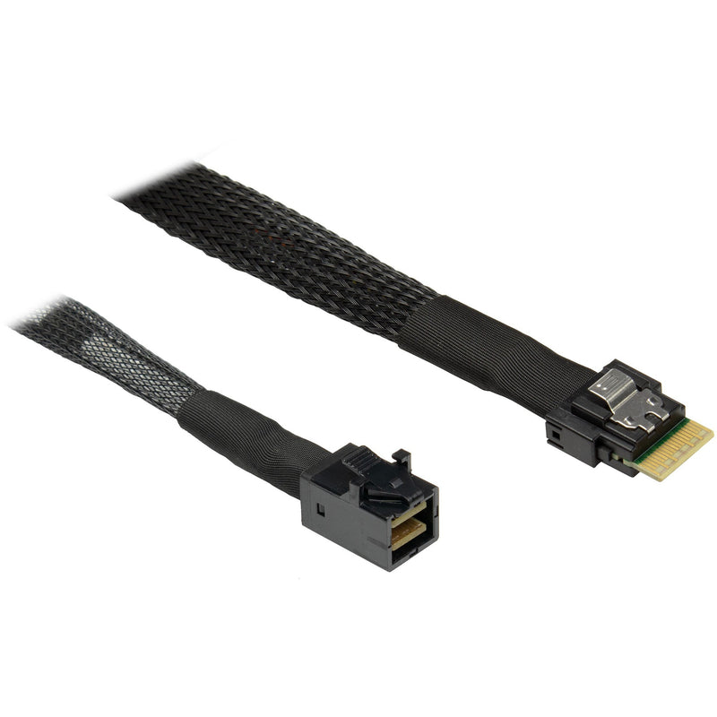 Load image into Gallery viewer, Inter-tech sff-8654 4i - sff 8643 kabel (zwart)
