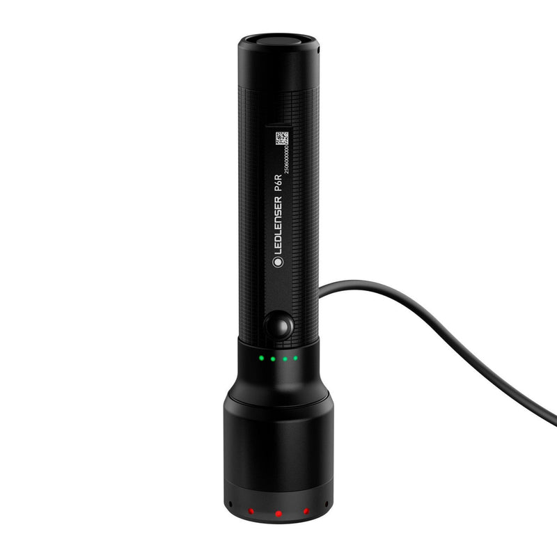 Load image into Gallery viewer, Ledlenser p6r zaklamp (zwart, 1200 lm, 6000-7500k)

