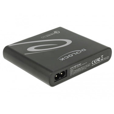 Delock usb oplader 1x usb type-c + 3x usb type-a (zwart)