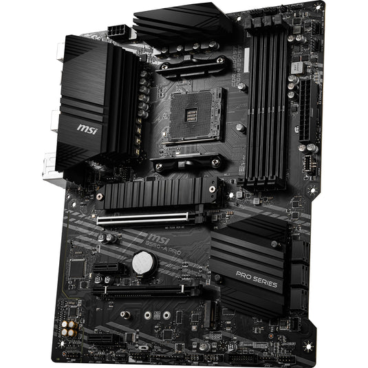 Msi b550-a pro socket am4 moederbord (zwart, raid, gb-lan, sound, atx)