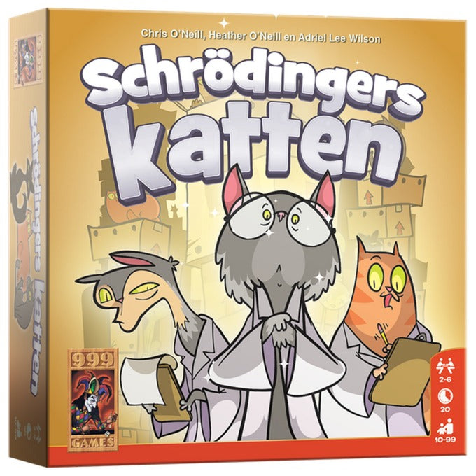 Load image into Gallery viewer, 999games 999 games schrödinger's katten kaartspel (nederlands, 2 - 6 spelers, 20 minuten, vanaf 10 jaar)
