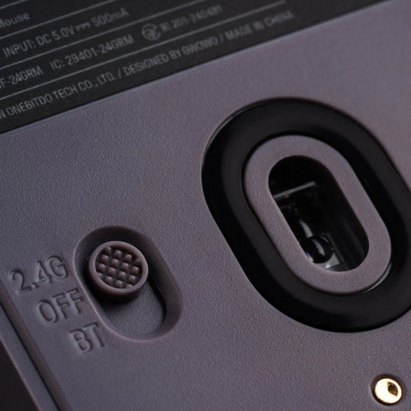 Afbeelding laden in galerijviewer, 8bitdo retro r8 mouse - n edition (grijs rood, 50 - 26000 dpi, bluetooth usb-c 2.4 ghz)
