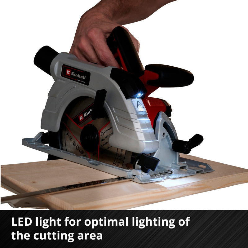 Load image into Gallery viewer, Einhell accu handcirkelzaag te-cs 18 190 li bl - solo (rood zwart, accu en oplader niet inbegrepen)
