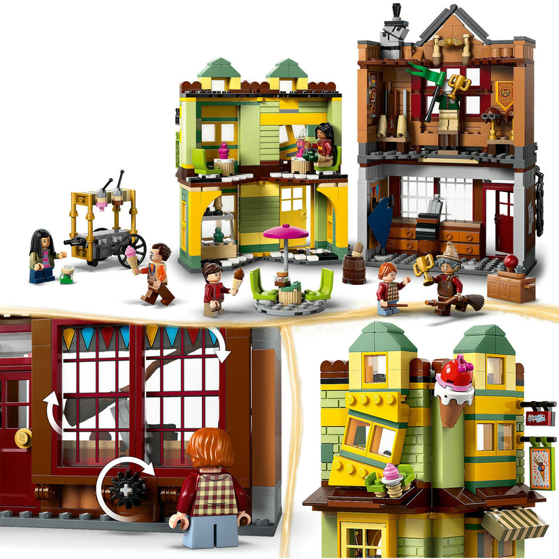 Load image into Gallery viewer, Lego harry potter zwik zwachtels zwerkbalpaleis en ijssalon set - 76452
