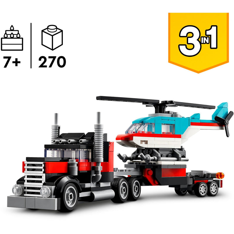 Load image into Gallery viewer, Lego creator 31146 truck met helikopter
