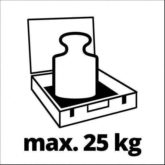 Einhell e-case s-f gereedschapskist (zwart rood)