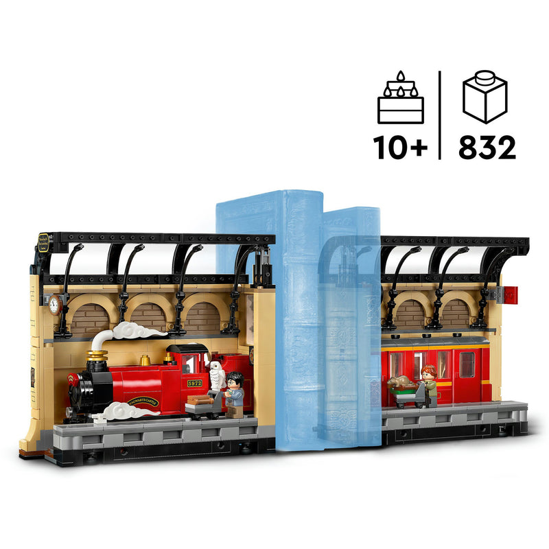 Load image into Gallery viewer, Lego harry potter boekensteun: de zweinstein express bouwpakket - 76450
