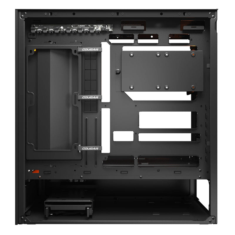 Load image into Gallery viewer, Cougar cfv235 mesh midi tower behuizing (zwart | 2x usb-a | 1x usb-c | rgb | tempered glass)
