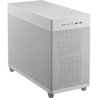 Asus prime ap201 mini tower behuizing (wit | 2x usb-a | 1x usb-c)