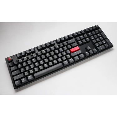 Ducky one 3 carbon black mechanisch toetsenbord (carbon, us lay-out (qwerty), cherry mx brown, 100%, pbt double shot, hot swap)