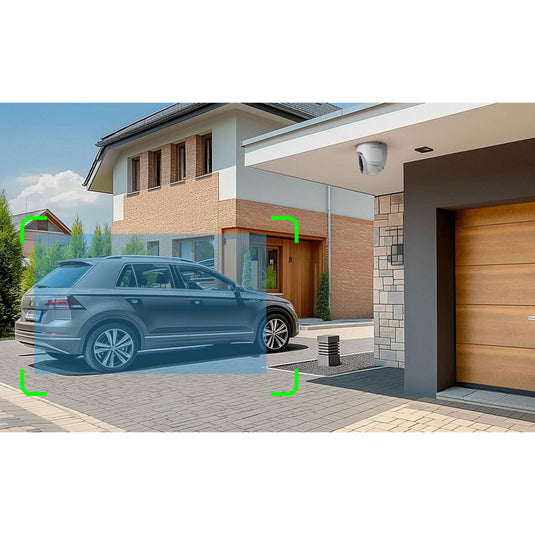 Foscam w5ep, 3k 5mp qhd poe ip camera (wit)